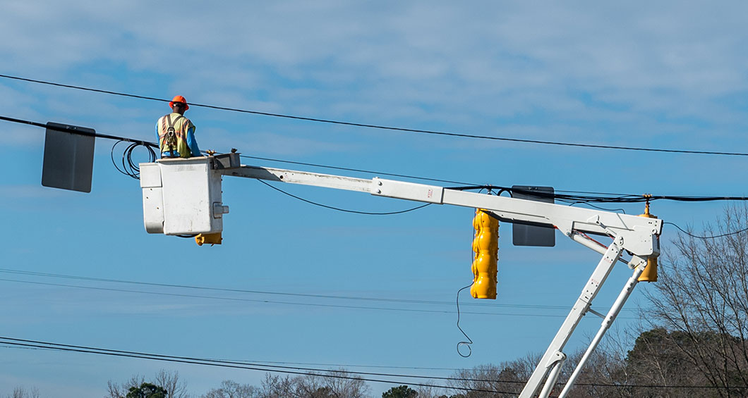 KN Electrical Contractors Bucket Truck Service